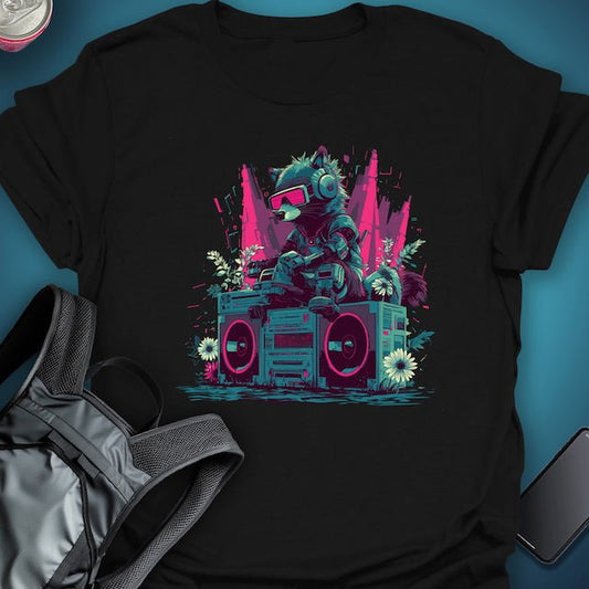 Bass Raider graphic T-shirt – Festival clothing by Triptees