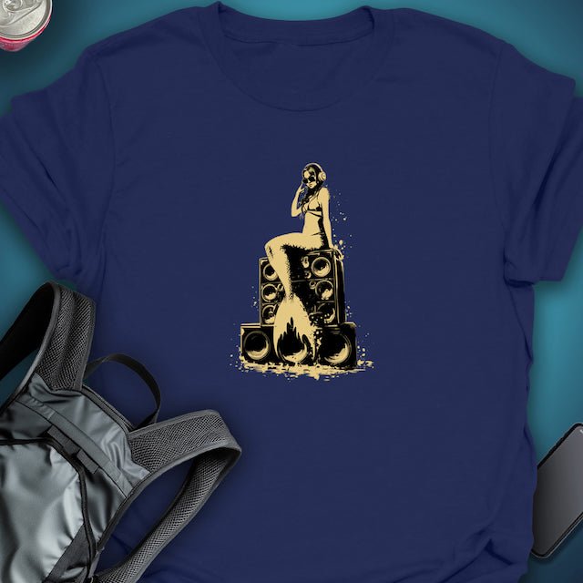 Bass Siren graphic T-shirt – Festival clothing by Triptees