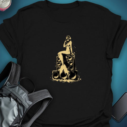 Bass Siren graphic T-shirt – Festival clothing by Triptees