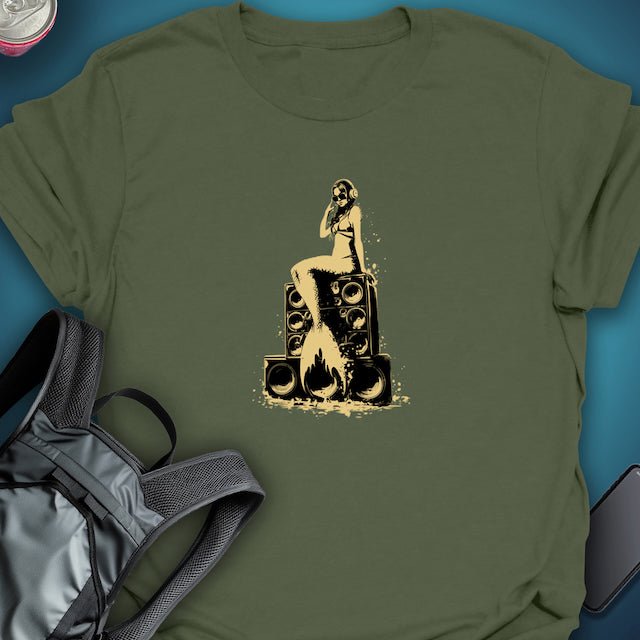 Bass Siren graphic T-shirt – Festival clothing by Triptees