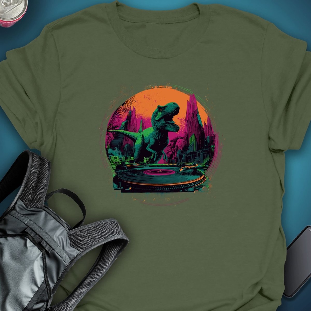 Bass Tyrant graphic T-shirt – Festival clothing by Triptees