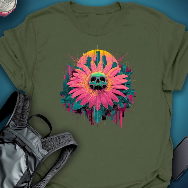 Bloom of Decay graphic T-shirt – Festival clothing by Triptees