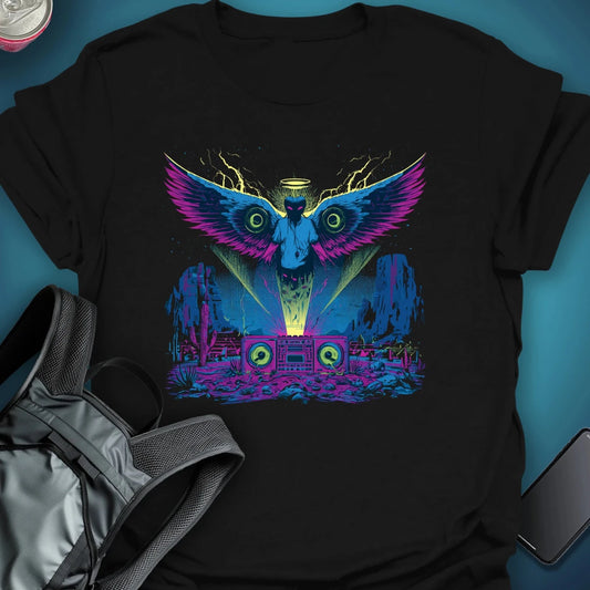 Broadcast From Above graphic T-shirt – Festival clothing by Triptees