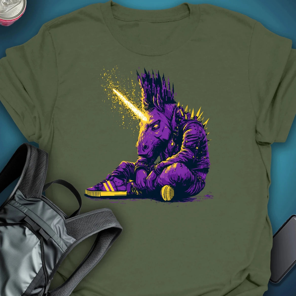 Burnout Myth graphic T-shirt – Festival clothing by Triptees