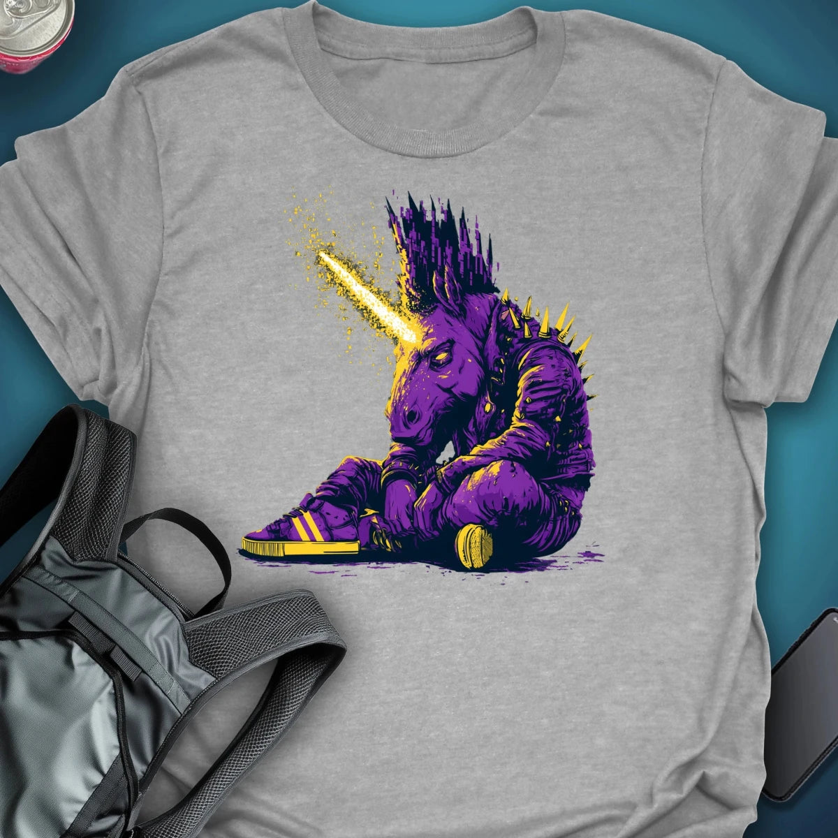 Burnout Myth graphic T-shirt – Festival clothing by Triptees