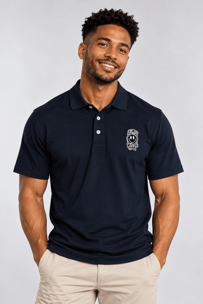 BW Logo Polo graphic T-shirt – Festival clothing by Triptees