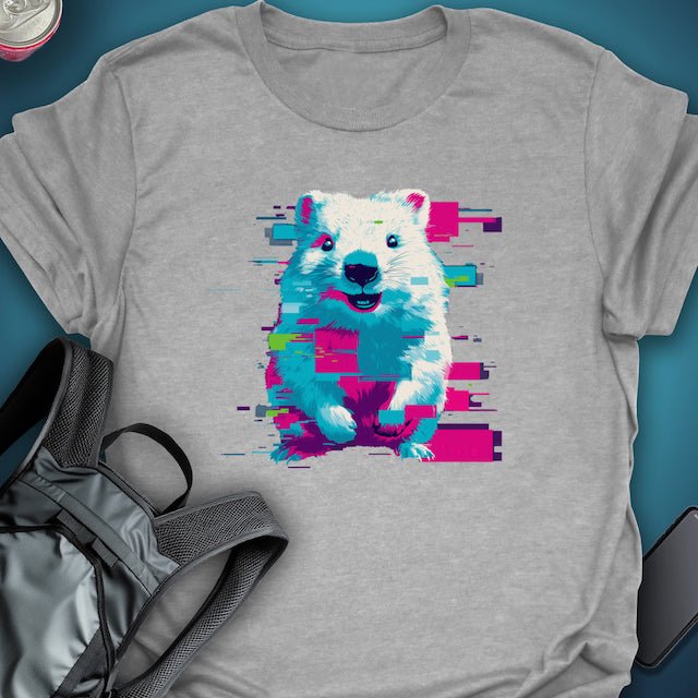 Capybara Signal graphic T-shirt – Festival clothing by Triptees