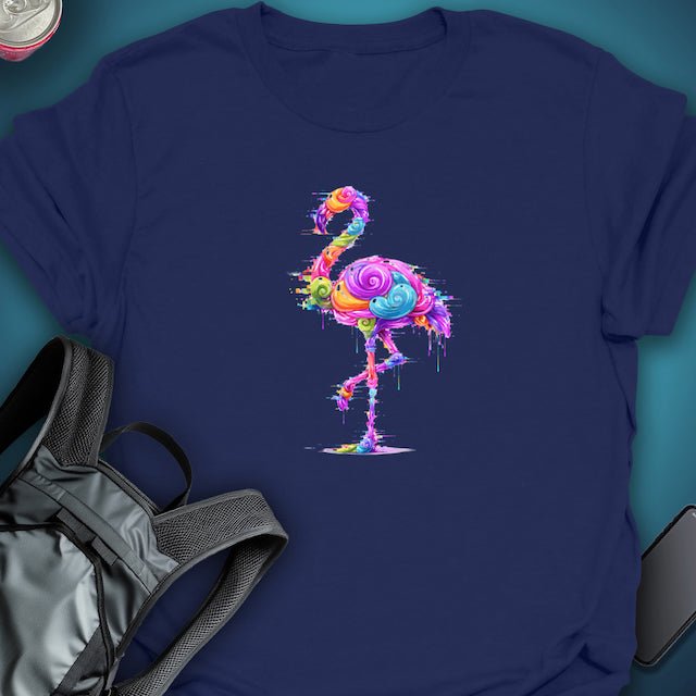 CHROMA FLAMINGO graphic T-shirt – Festival clothing by Triptees