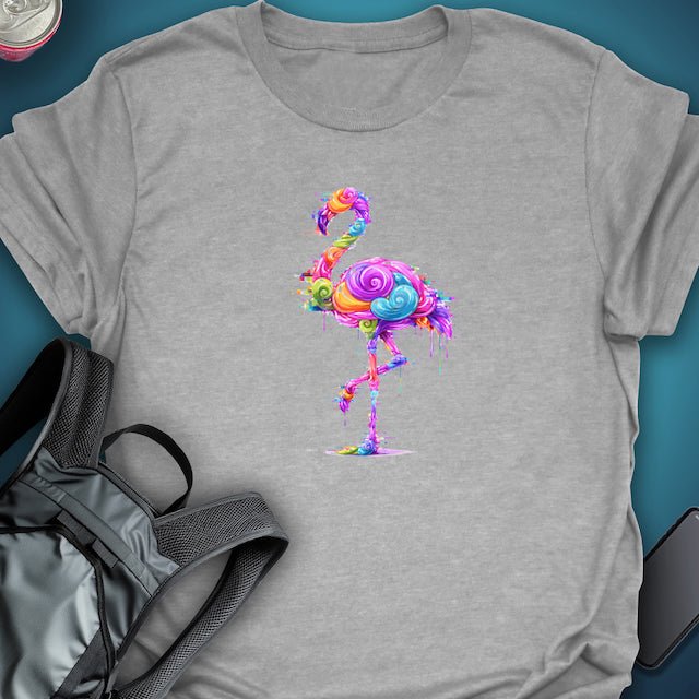 CHROMA FLAMINGO graphic T-shirt – Festival clothing by Triptees