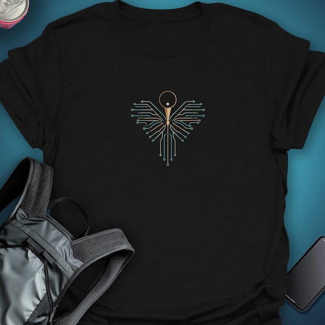 Circuit Bloom graphic T-shirt – Festival clothing by Triptees