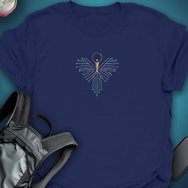 Circuit Bloom graphic T-shirt – Festival clothing by Triptees