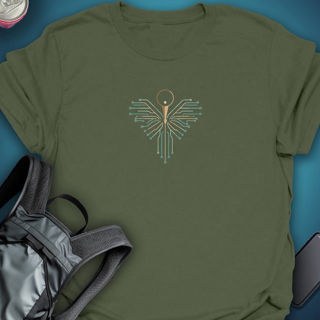 Circuit Bloom graphic T-shirt – Festival clothing by Triptees