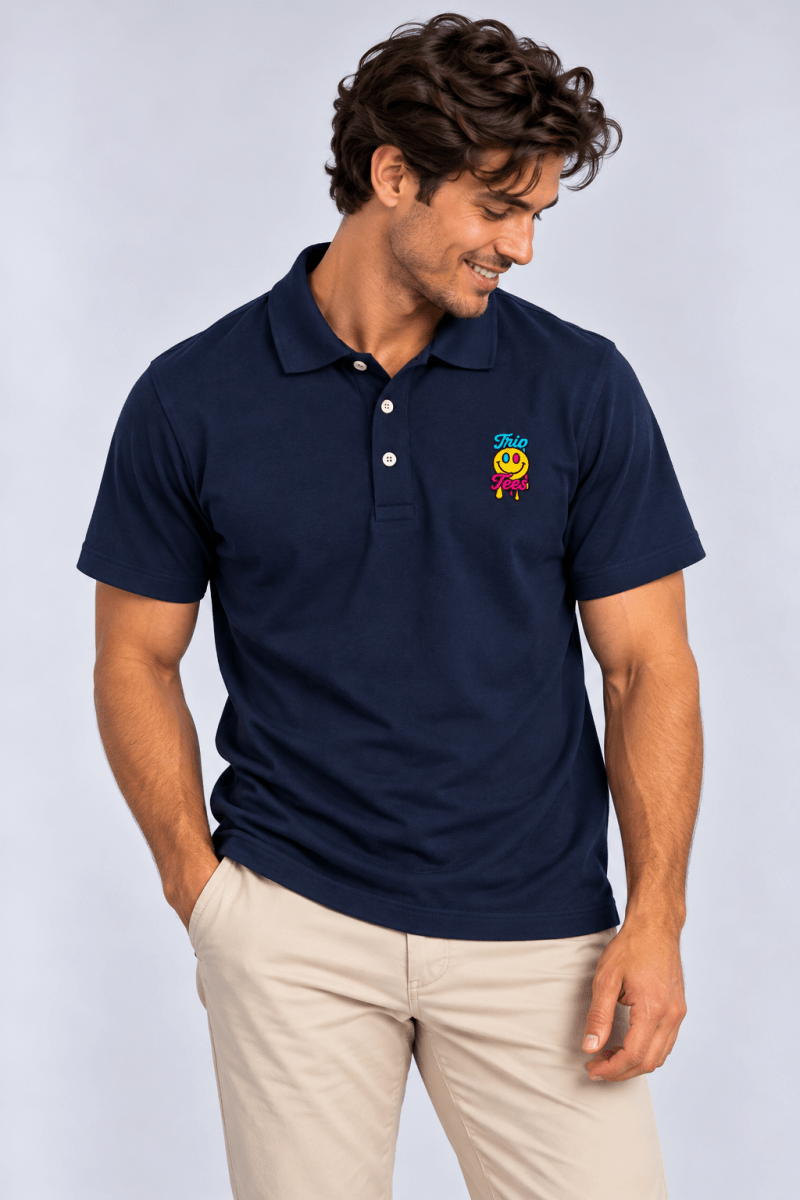 Color Logo Polo graphic T-shirt – Festival clothing by Triptees