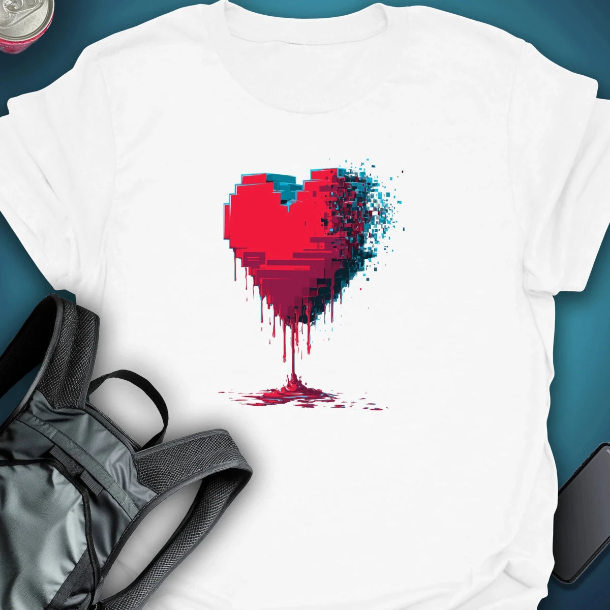 Corrupted Love graphic T-shirt – Festival clothing by Triptees