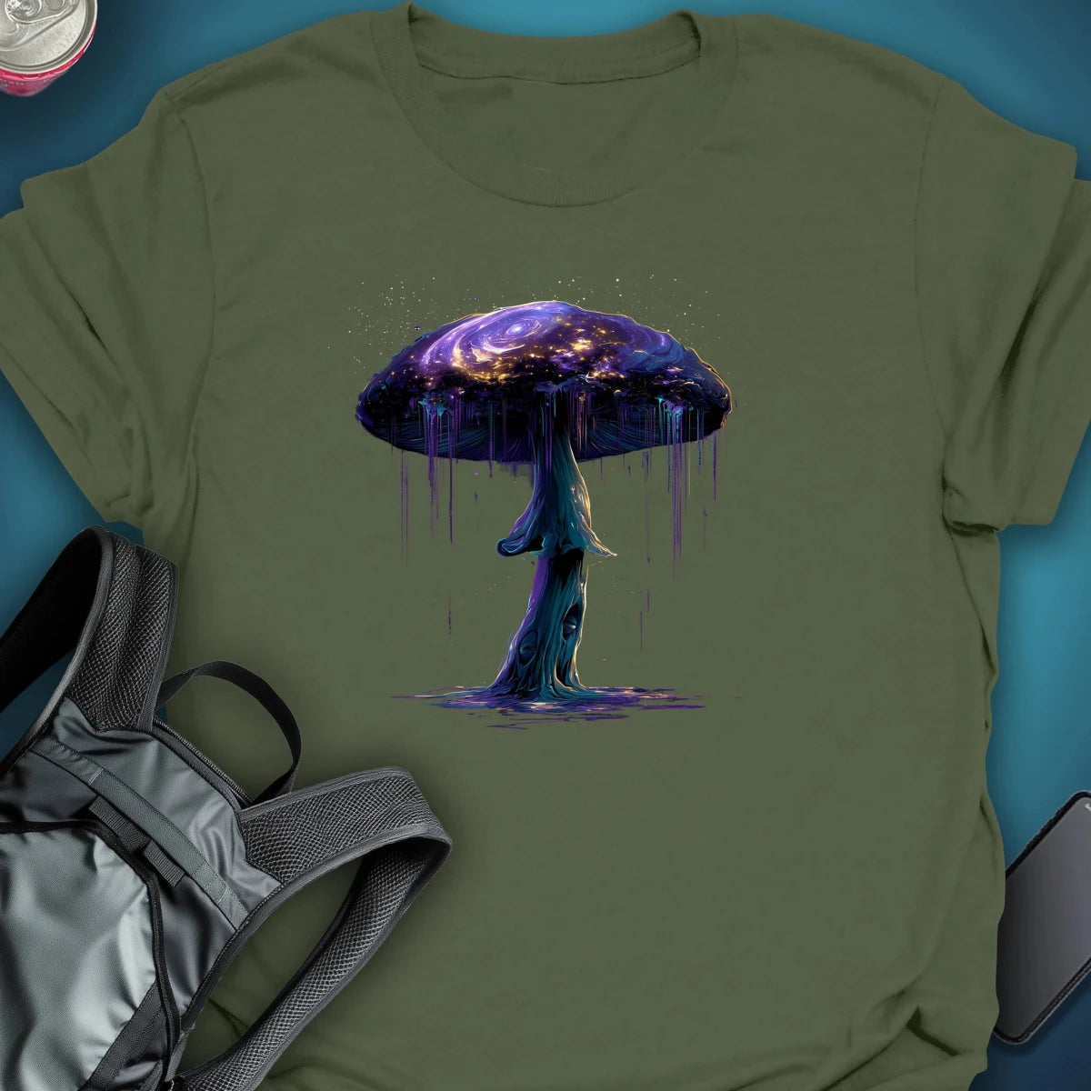 Cosmic Cap graphic T-shirt – Festival clothing by Triptees