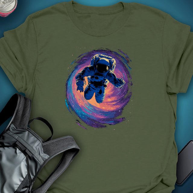 Cosmic Drift graphic T-shirt – Festival clothing by Triptees