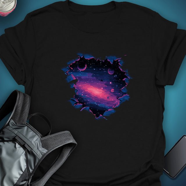 Cosmic Rift graphic T-shirt – Festival clothing by Triptees