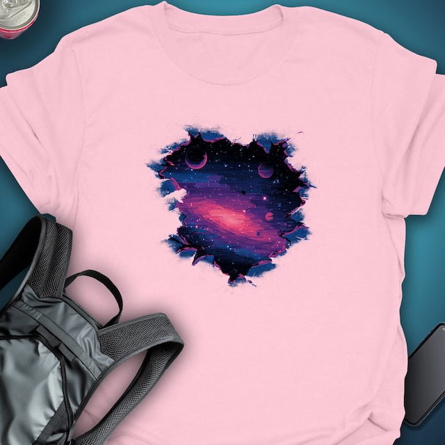 Cosmic Rift graphic T-shirt – Festival clothing by Triptees