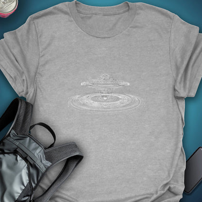 Cosmic Turntable graphic T-shirt – Festival clothing by Triptees