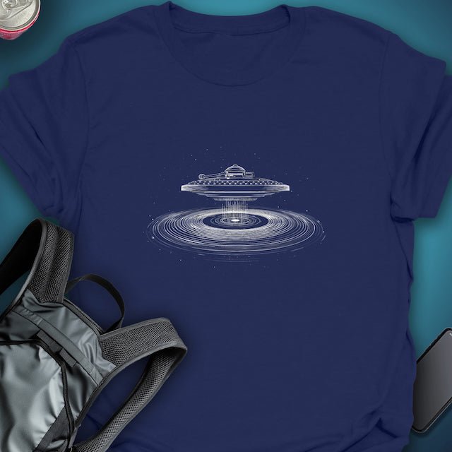 Cosmic Turntable graphic T-shirt – Festival clothing by Triptees
