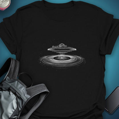 Cosmic Turntable graphic T-shirt – Festival clothing by Triptees