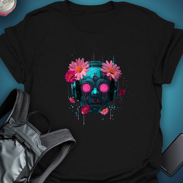 Cyber Bloom graphic T-shirt – Festival clothing by Triptees