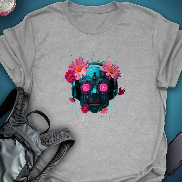 Cyber Bloom graphic T-shirt – Festival clothing by Triptees