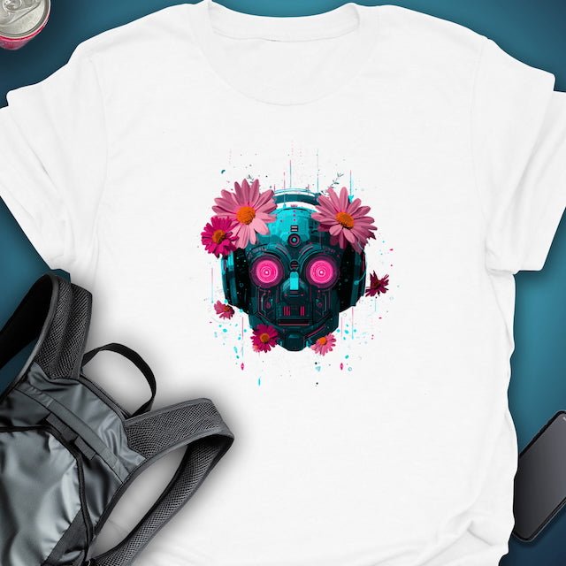 Cyber Bloom graphic T-shirt – Festival clothing by Triptees