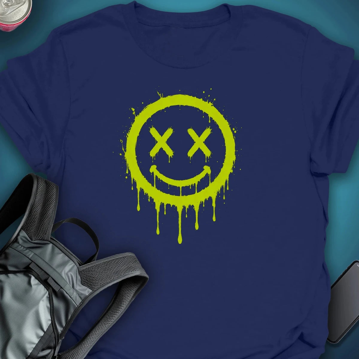 Dead Happy Graphic T-Shirt graphic T-shirt – Festival clothing by Triptees