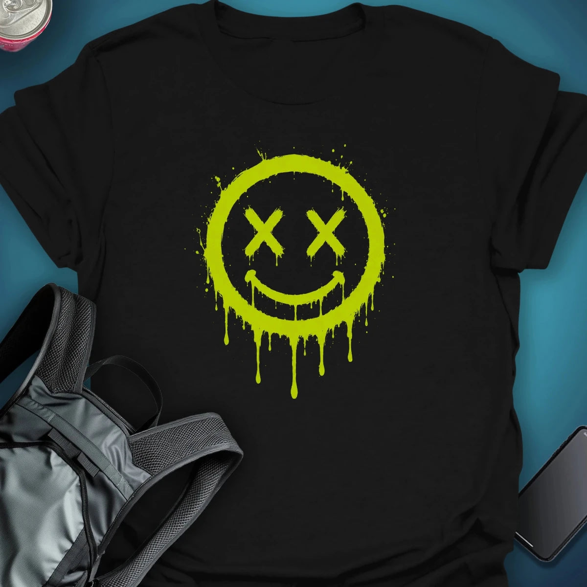 Dead Happy Graphic T-Shirt graphic T-shirt – Festival clothing by Triptees