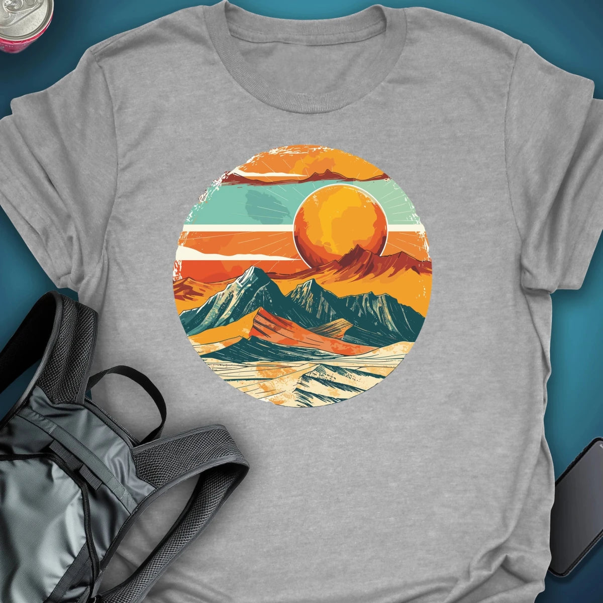 Desert Echo graphic T-shirt – Festival clothing by Triptees