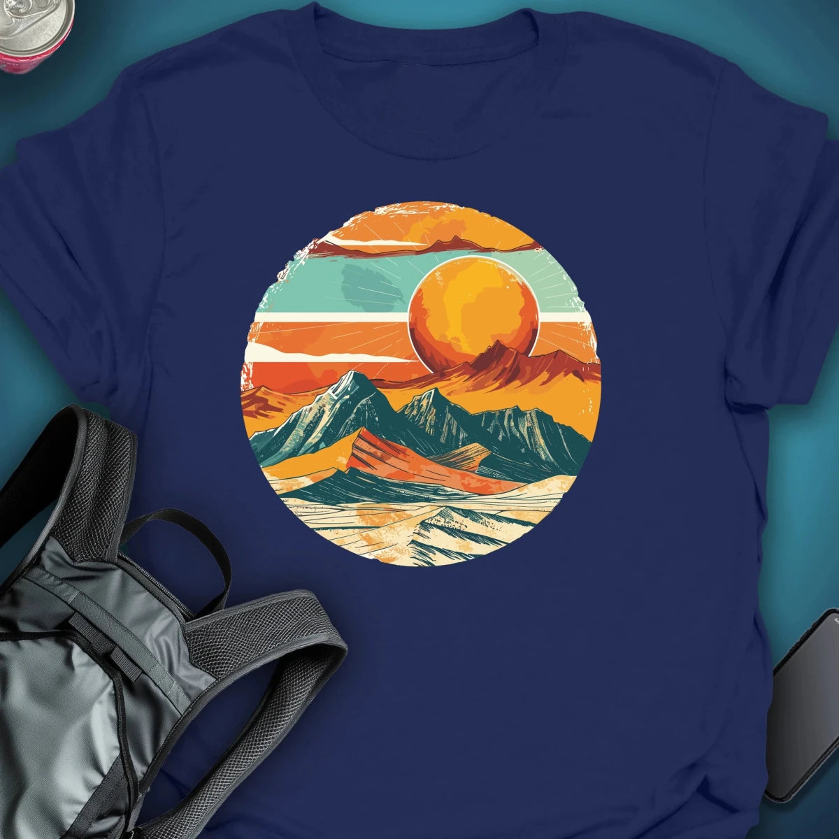 Desert Echo graphic T-shirt – Festival clothing by Triptees