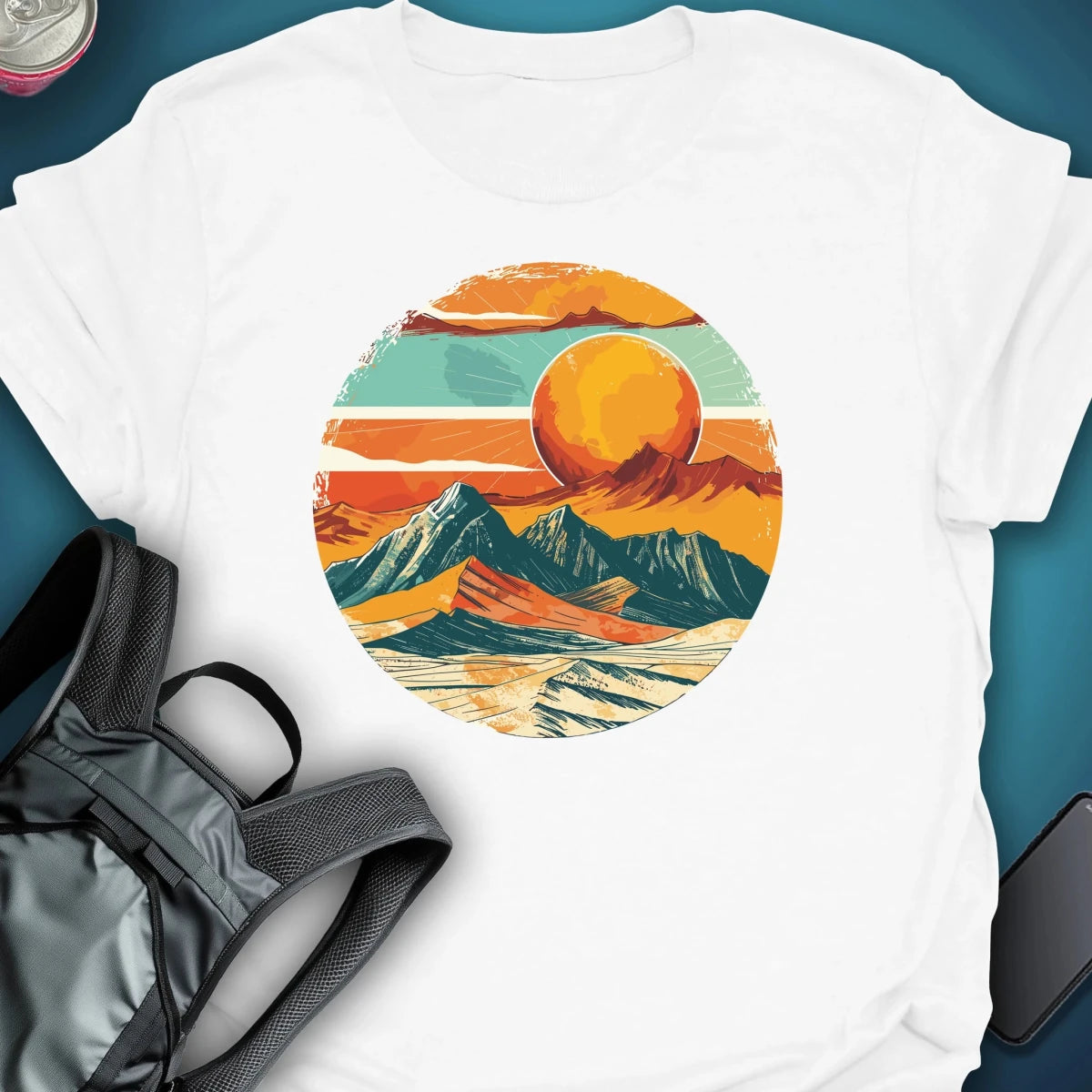 Desert Echo graphic T-shirt – Festival clothing by Triptees