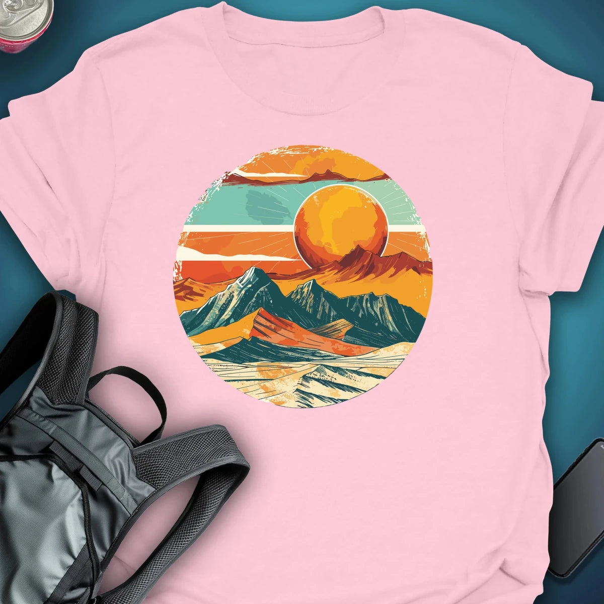 Desert Echo graphic T-shirt – Festival clothing by Triptees