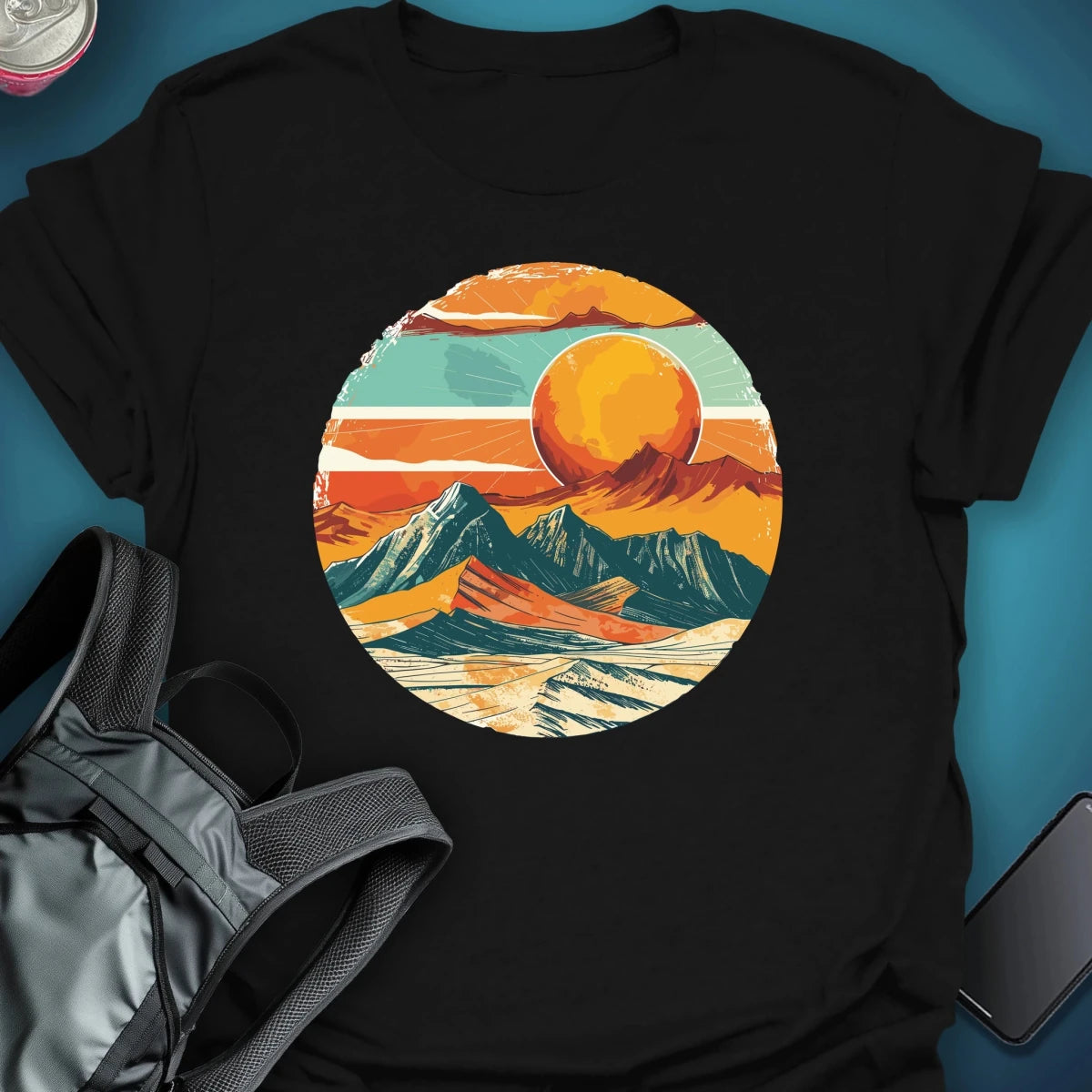 Desert Echo graphic T-shirt – Festival clothing by Triptees