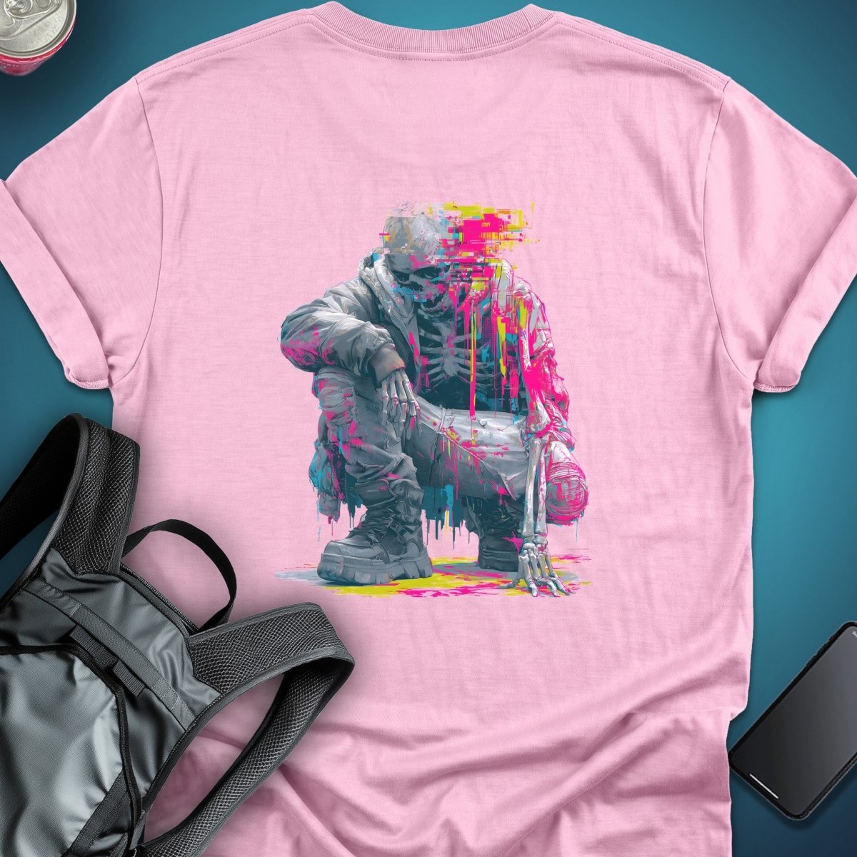 Digital Decay Graphic T-Shirt graphic T-shirt – Festival clothing by Triptees