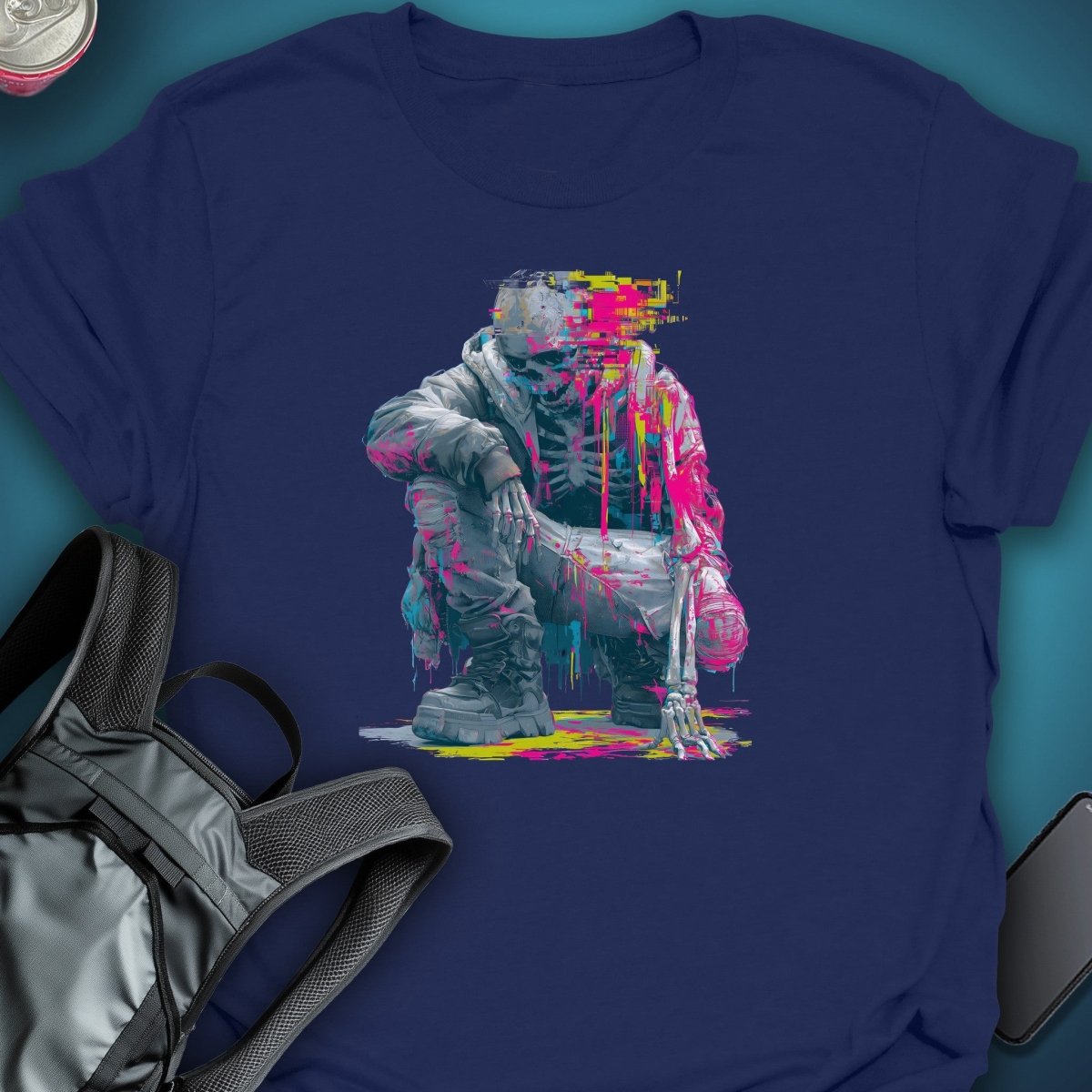 Digital Decay Graphic T-Shirt graphic T-shirt – Festival clothing by Triptees
