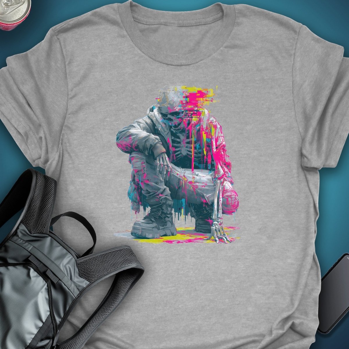 Digital Decay Graphic T-Shirt graphic T-shirt – Festival clothing by Triptees