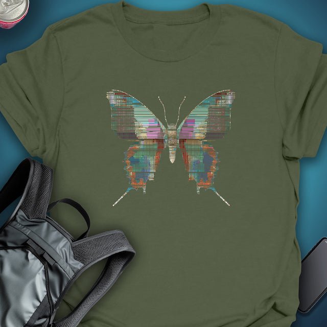 Digital Metamorphosis graphic T-shirt – Festival clothing by Triptees