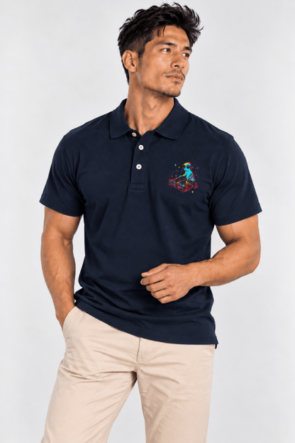 DJ Ghost Polo graphic T-shirt – Festival clothing by Triptees