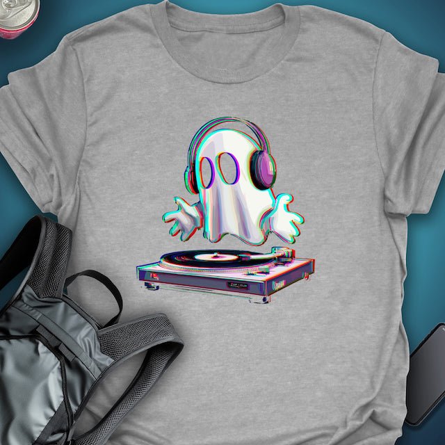 DJ Glitch Ghost graphic T-shirt – Festival clothing by Triptees
