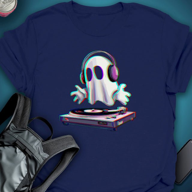 DJ Glitch Ghost graphic T-shirt – Festival clothing by Triptees