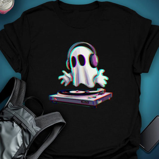 DJ Glitch Ghost graphic T-shirt – Festival clothing by Triptees