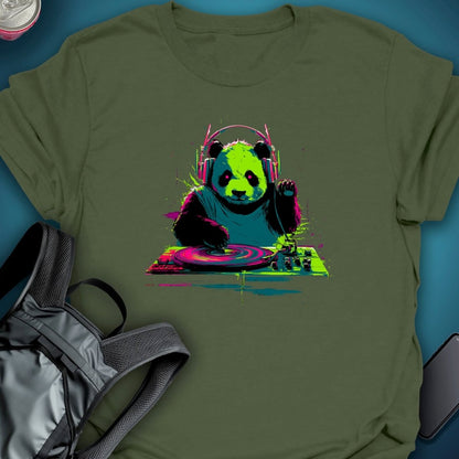DJ Panda graphic T-shirt – Festival clothing by Triptees