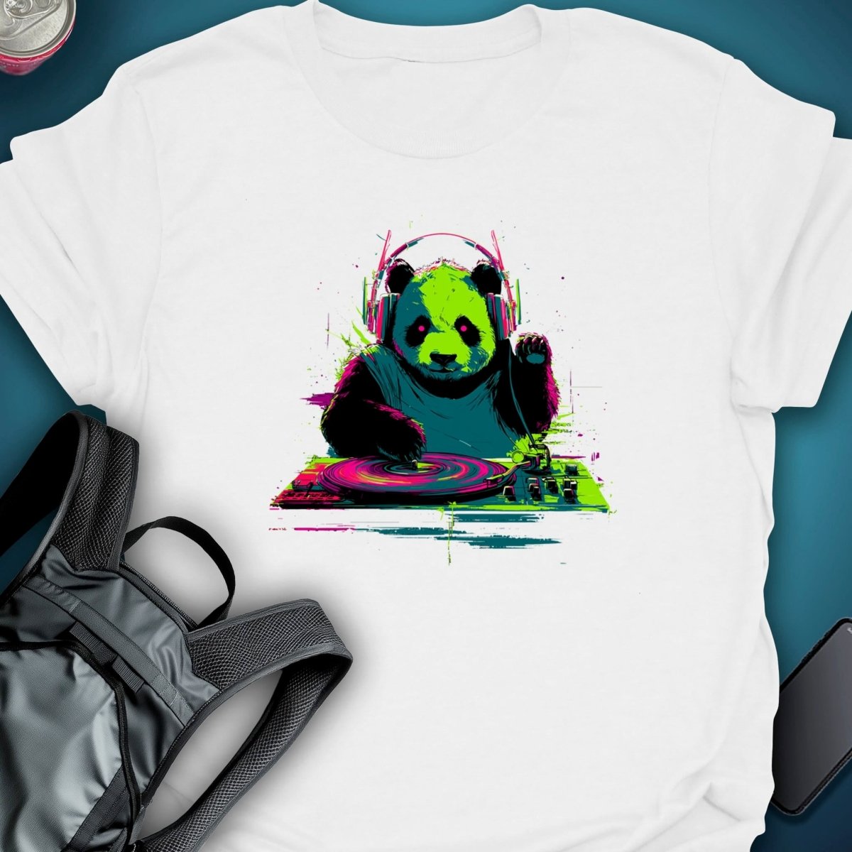 DJ Panda graphic T-shirt – Festival clothing by Triptees