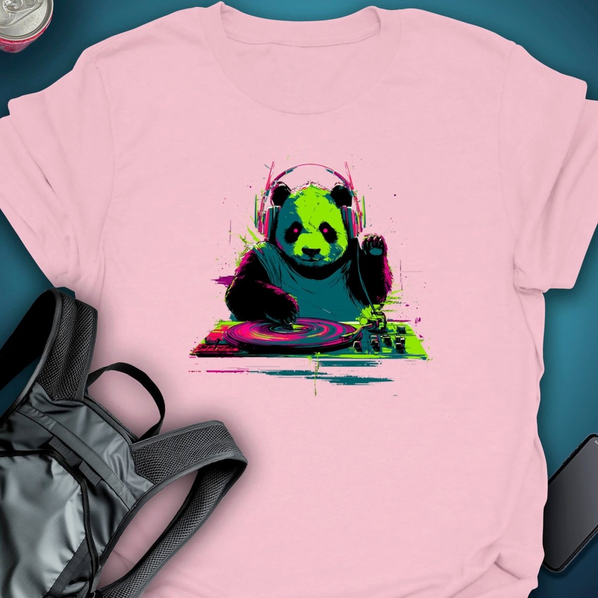 DJ Panda graphic T-shirt – Festival clothing by Triptees