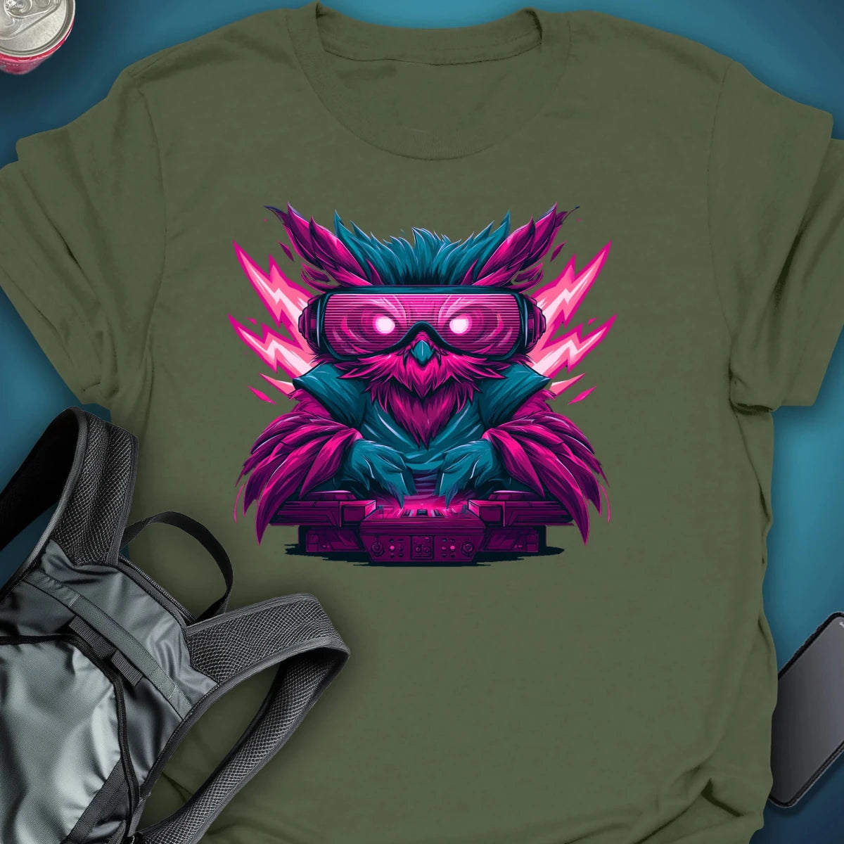 DJ Perch graphic T-shirt – Festival clothing by Triptees