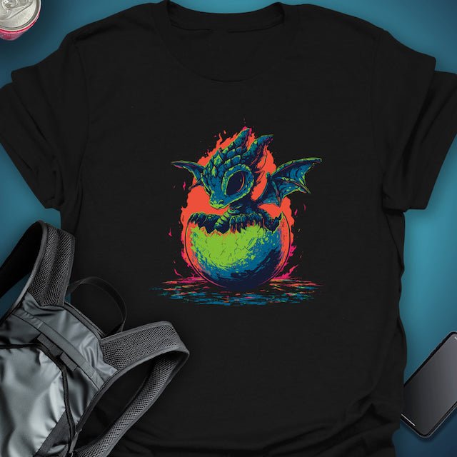 Dragon Hatchling graphic T-shirt – Festival clothing by Triptees