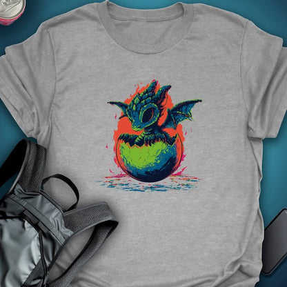 Dragon Hatchling graphic T-shirt – Festival clothing by Triptees
