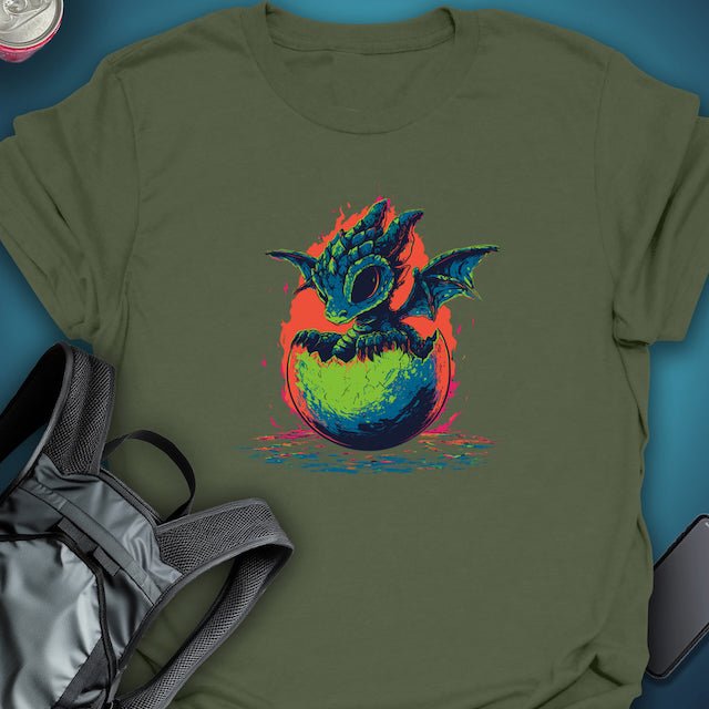 Dragon Hatchling graphic T-shirt – Festival clothing by Triptees